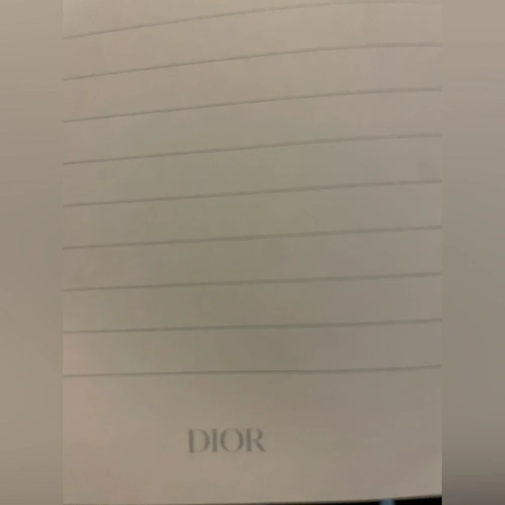 NEW in Bag Christian Dior Decorative Lined VIP Notebook with Green CD Ba… - Picture 5 of 8